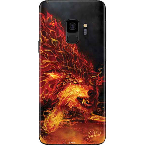 Tom Wood Fire Stalker Wolf Galaxy S9 Skin